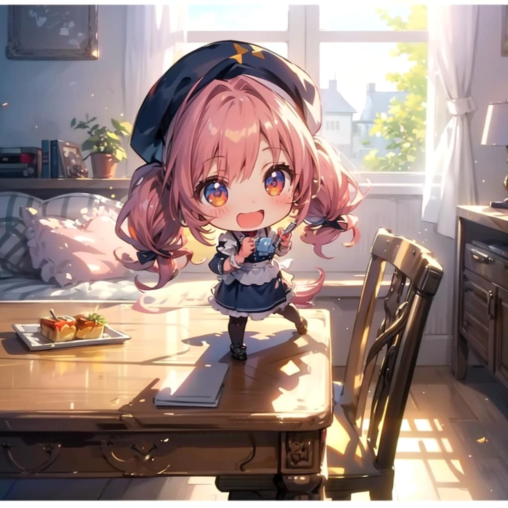 メイドちびちゃん。