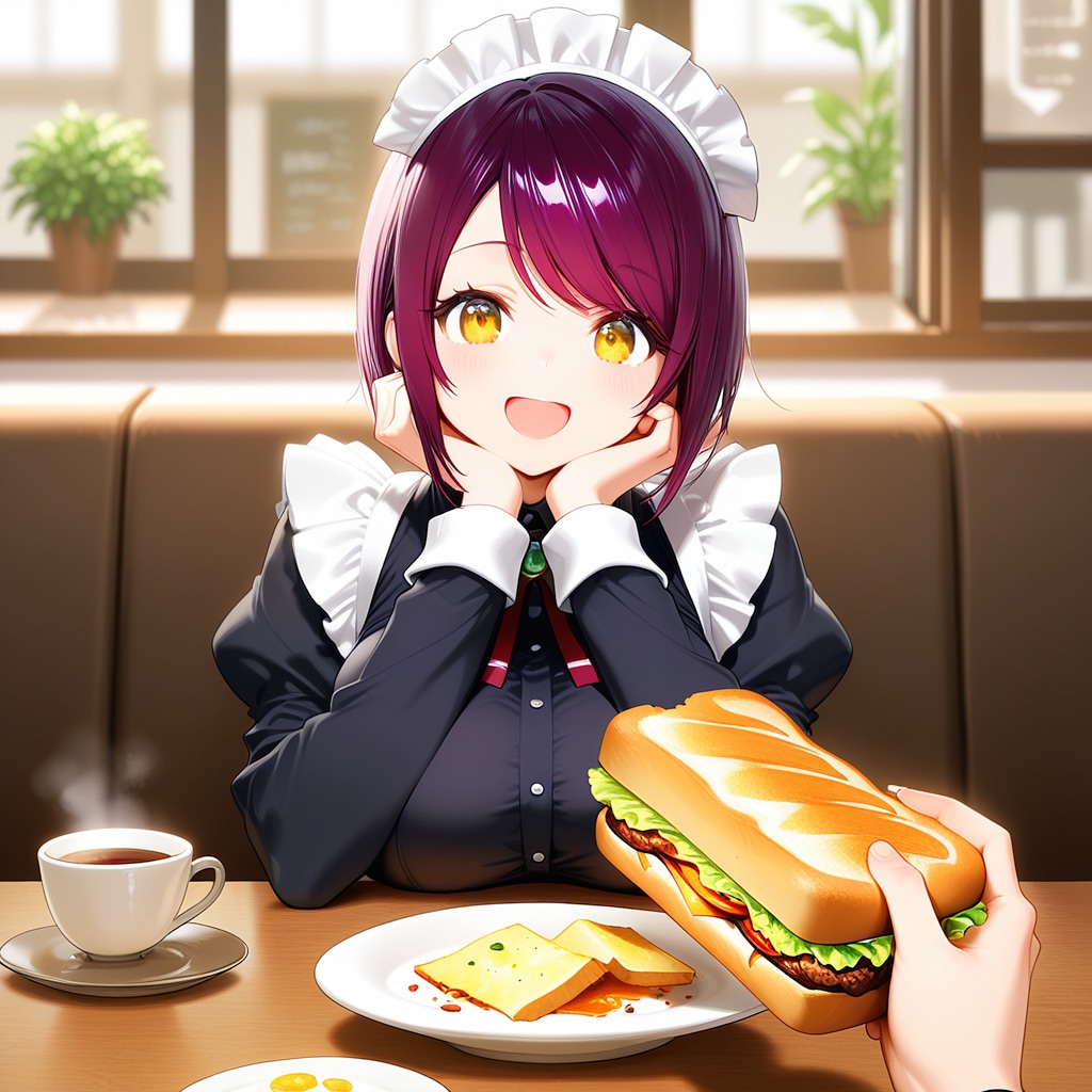 こんにちは（挨拶メイドの芽衣ちゃん）