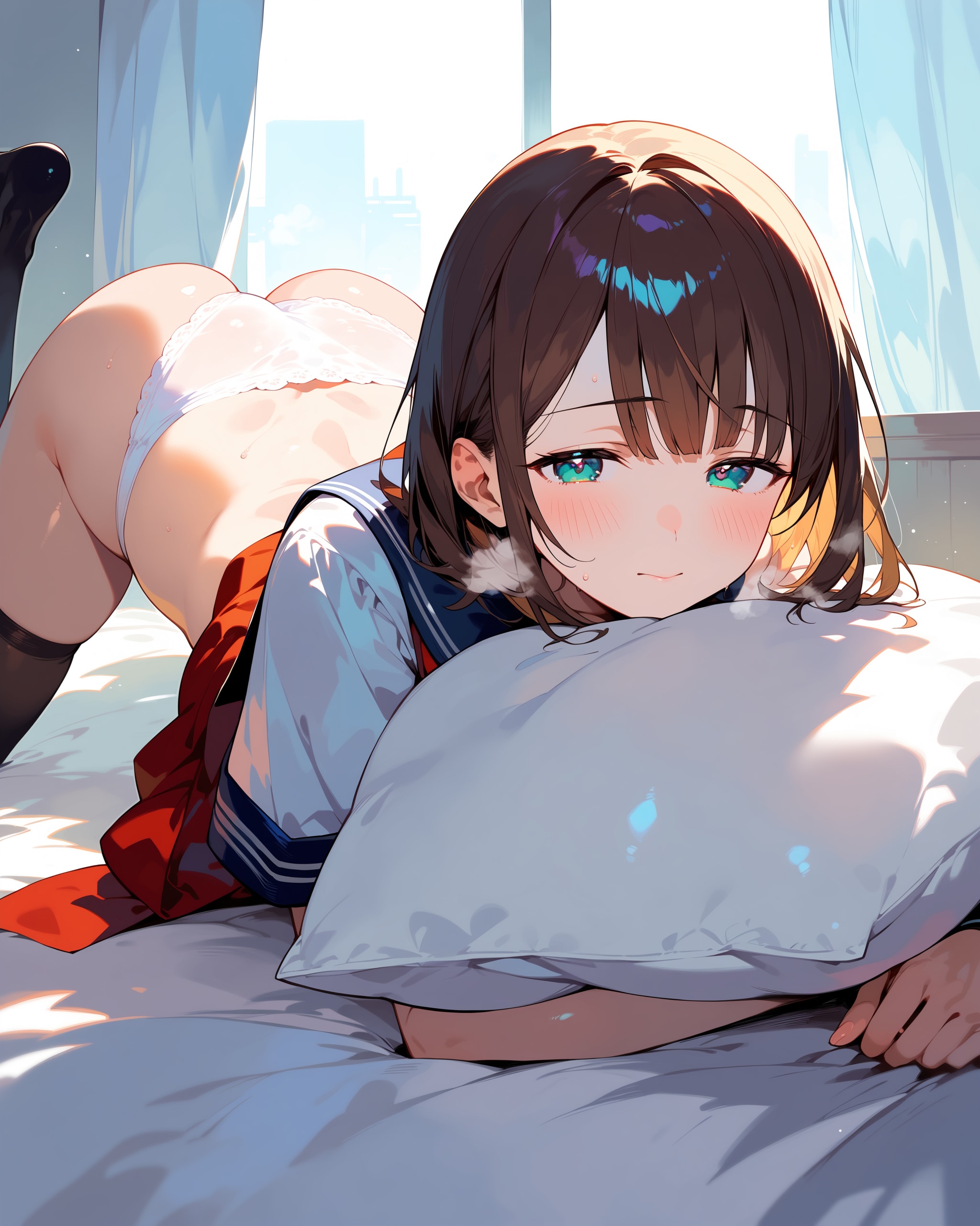 お尻からばっかり見ないで・・・♡