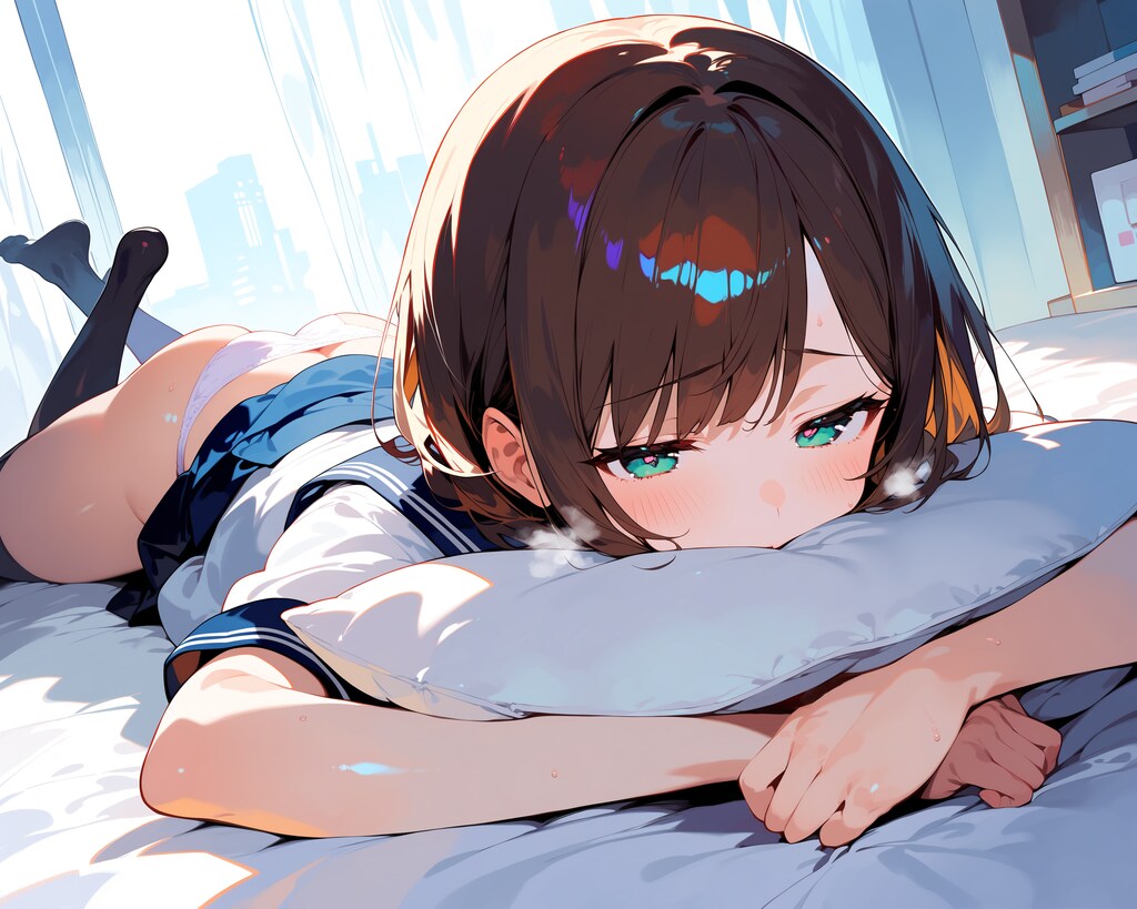 お尻からばっかり見ないで・・・♡