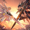 夕日の下で天使VS悪魔 7枚目
