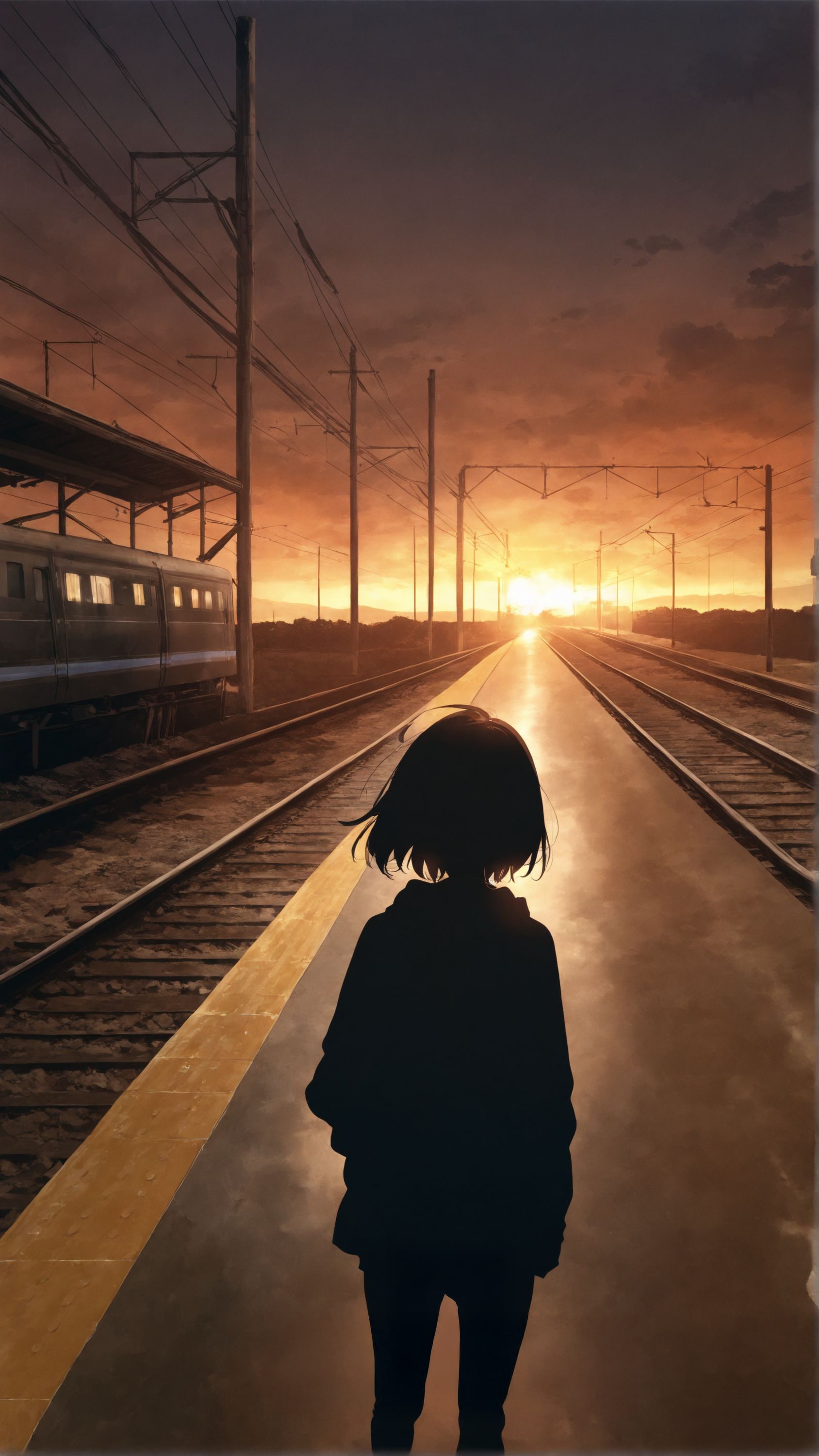 トワイライト・プラットホーム | の人気AIイラスト・グラビア