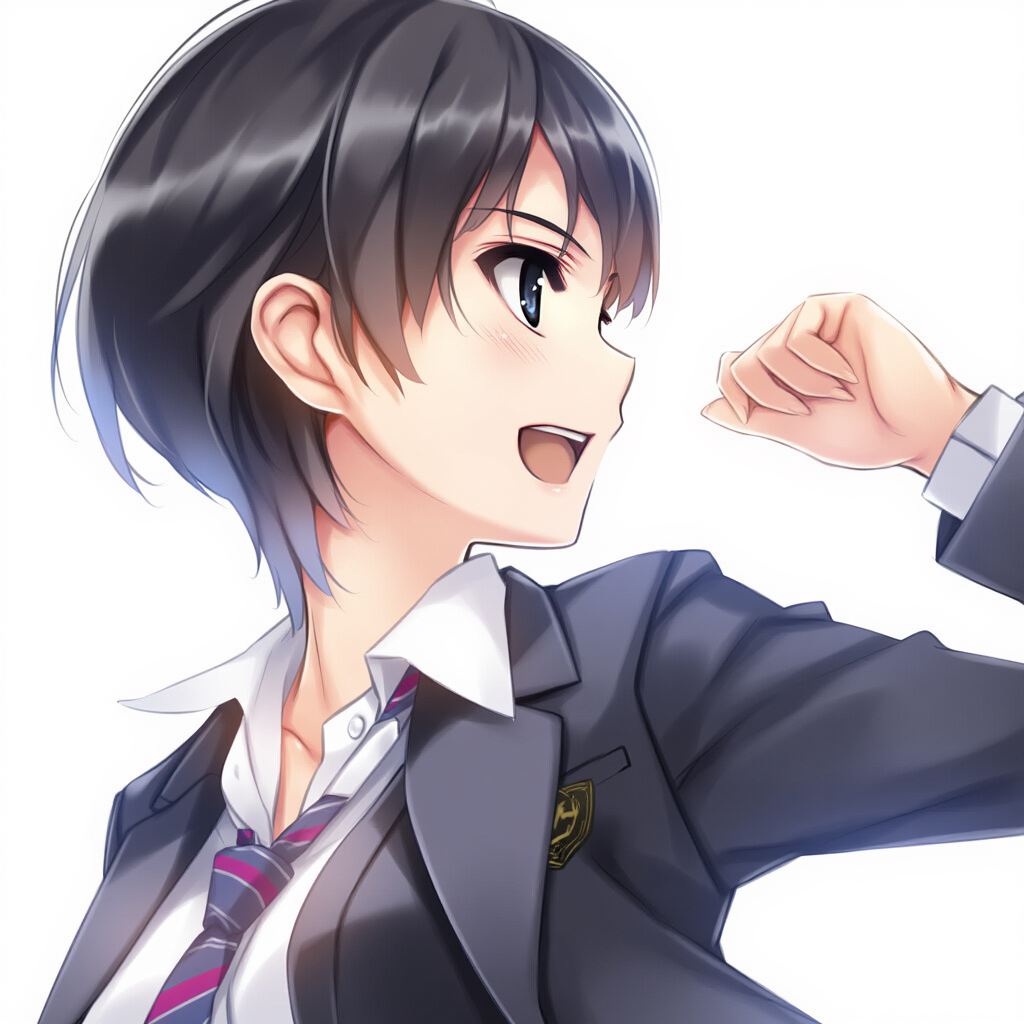 裸眼 side profile | の人気AIイラスト・グラビア