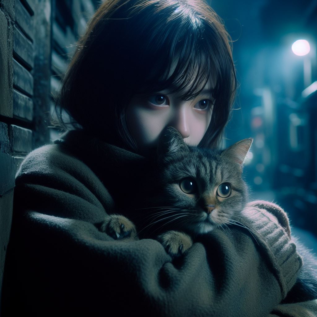 猫と少女 | の人気AIイラスト・グラビア
