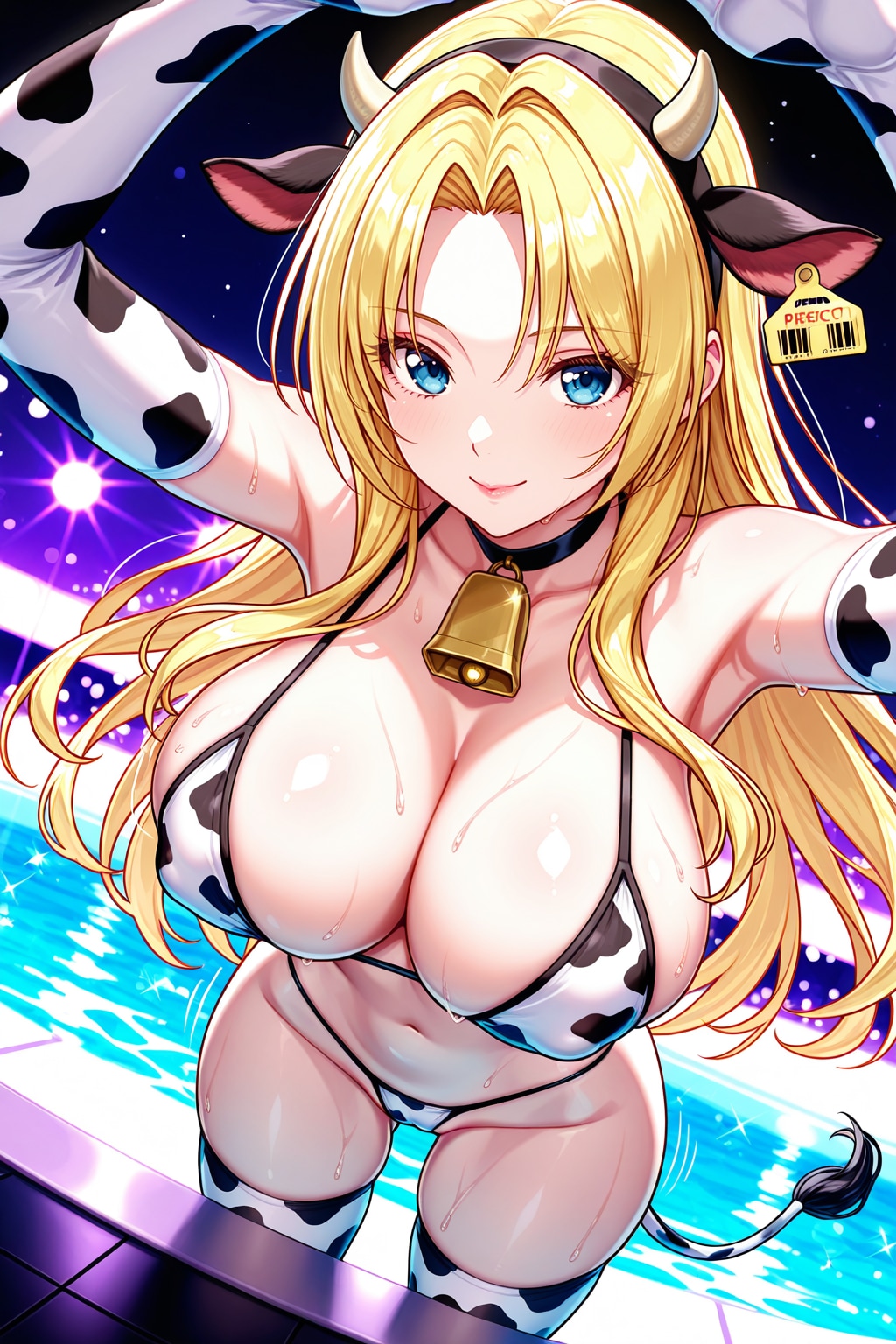 牛柄ビキニエリザベス先生