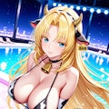 牛柄ビキニエリザベス先生 7枚目