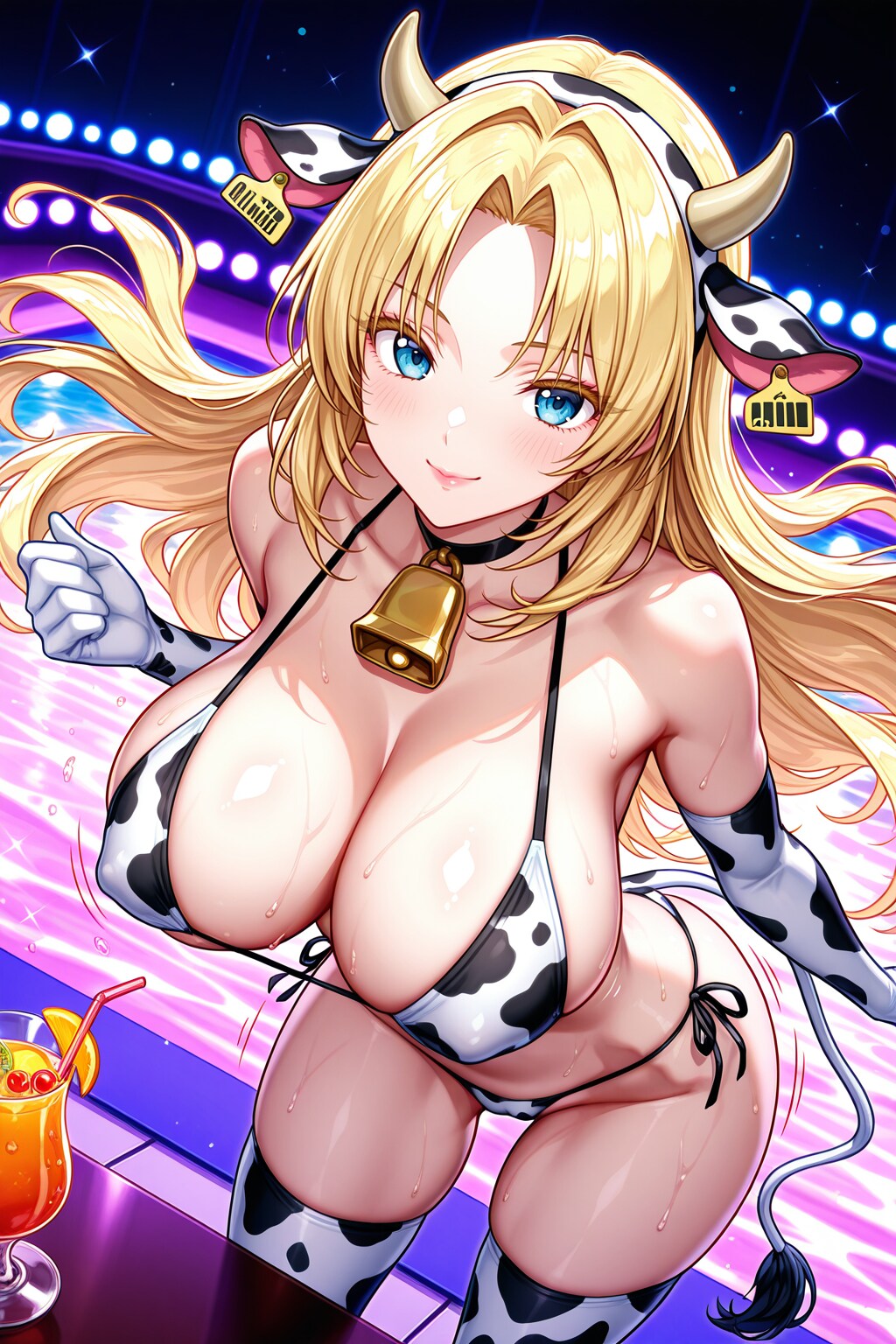 牛柄ビキニエリザベス先生