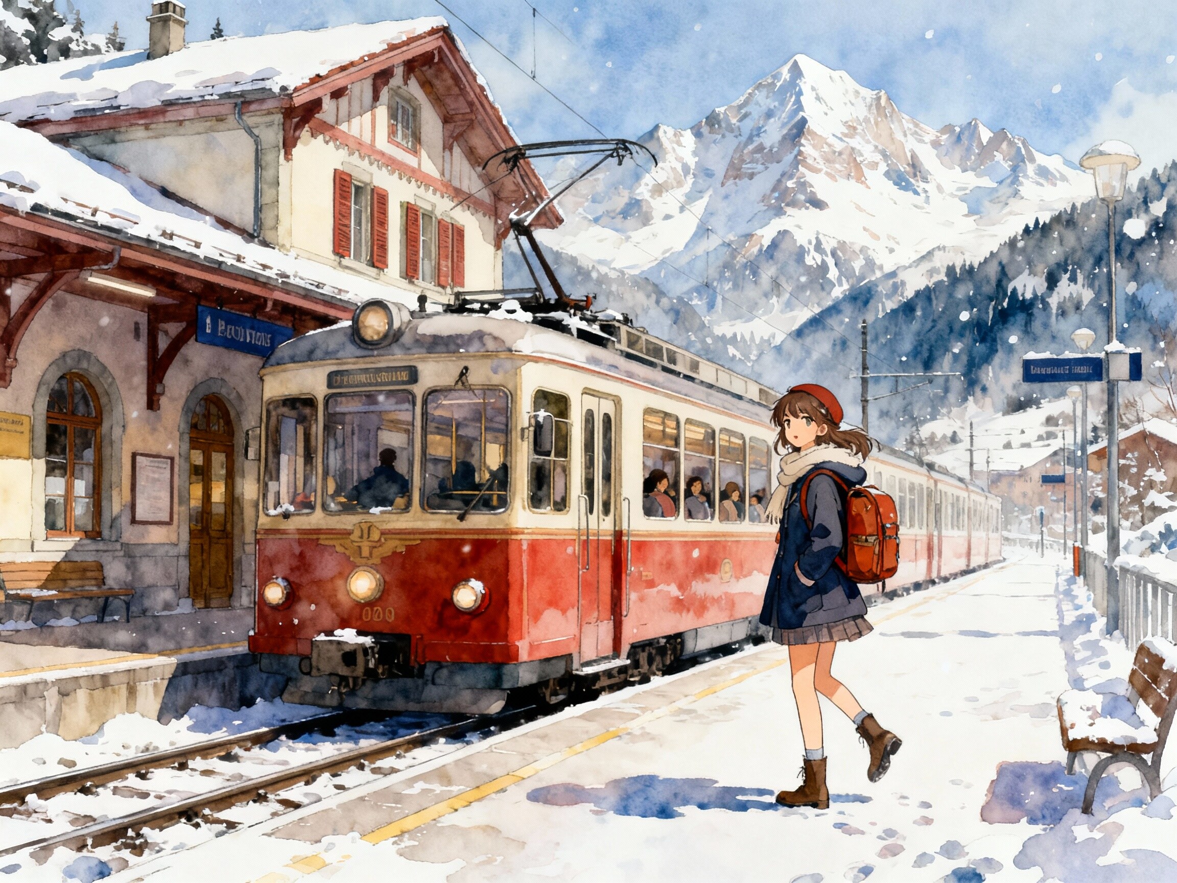 アルプスの麓に