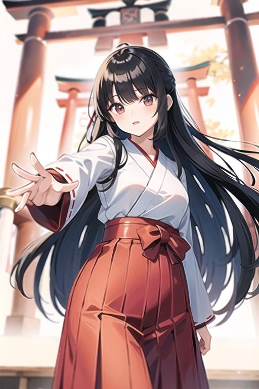 退魔巫女さん | の人気AIイラスト・グラビア