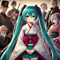 演劇と初音ミク 4枚目