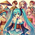 演劇と初音ミク 2枚目
