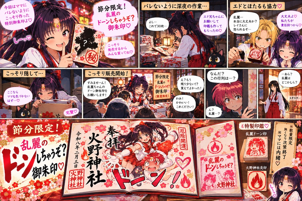 乱麗の御朱印騒動４