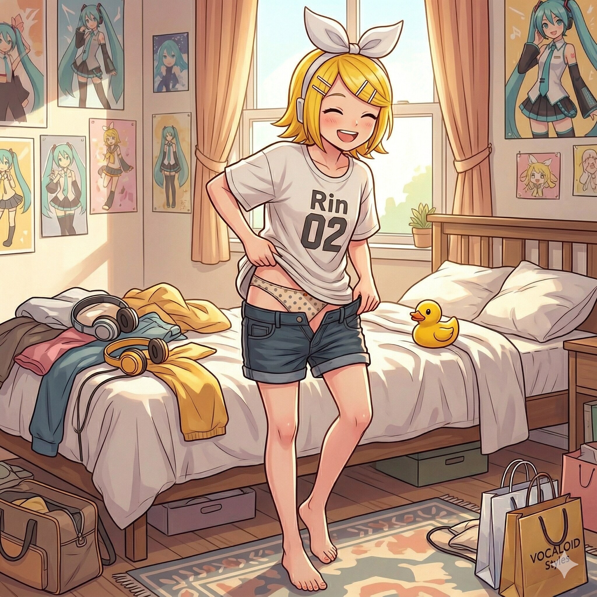 リンさん着替え中😏