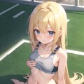 グレー下着の金髪ちゃん 2枚目