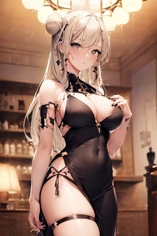 お団子女子
