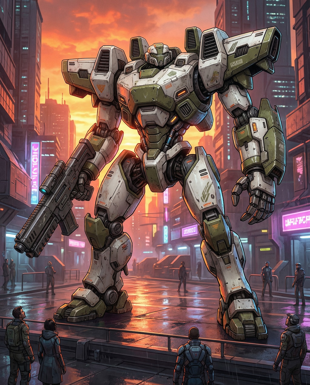 ロボット出動中