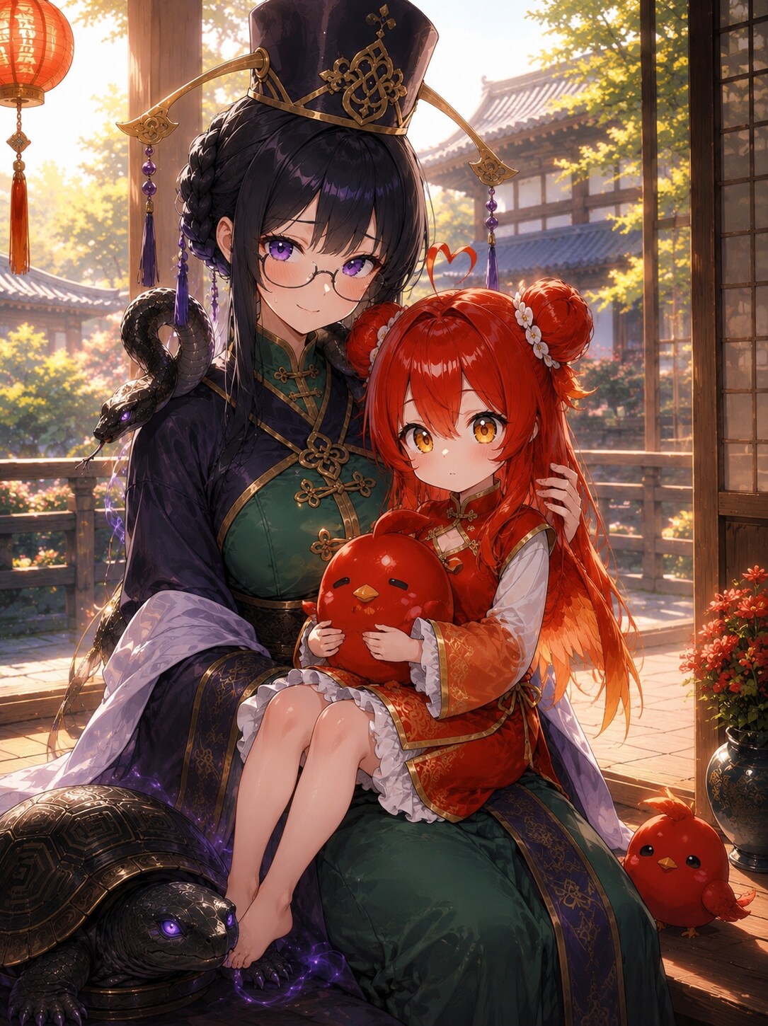 朱雀と玄武 | の人気AIイラスト・グラビア