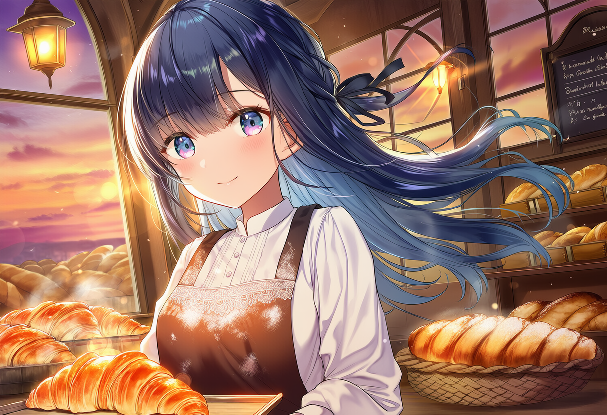 素敵なパン屋の店員さん