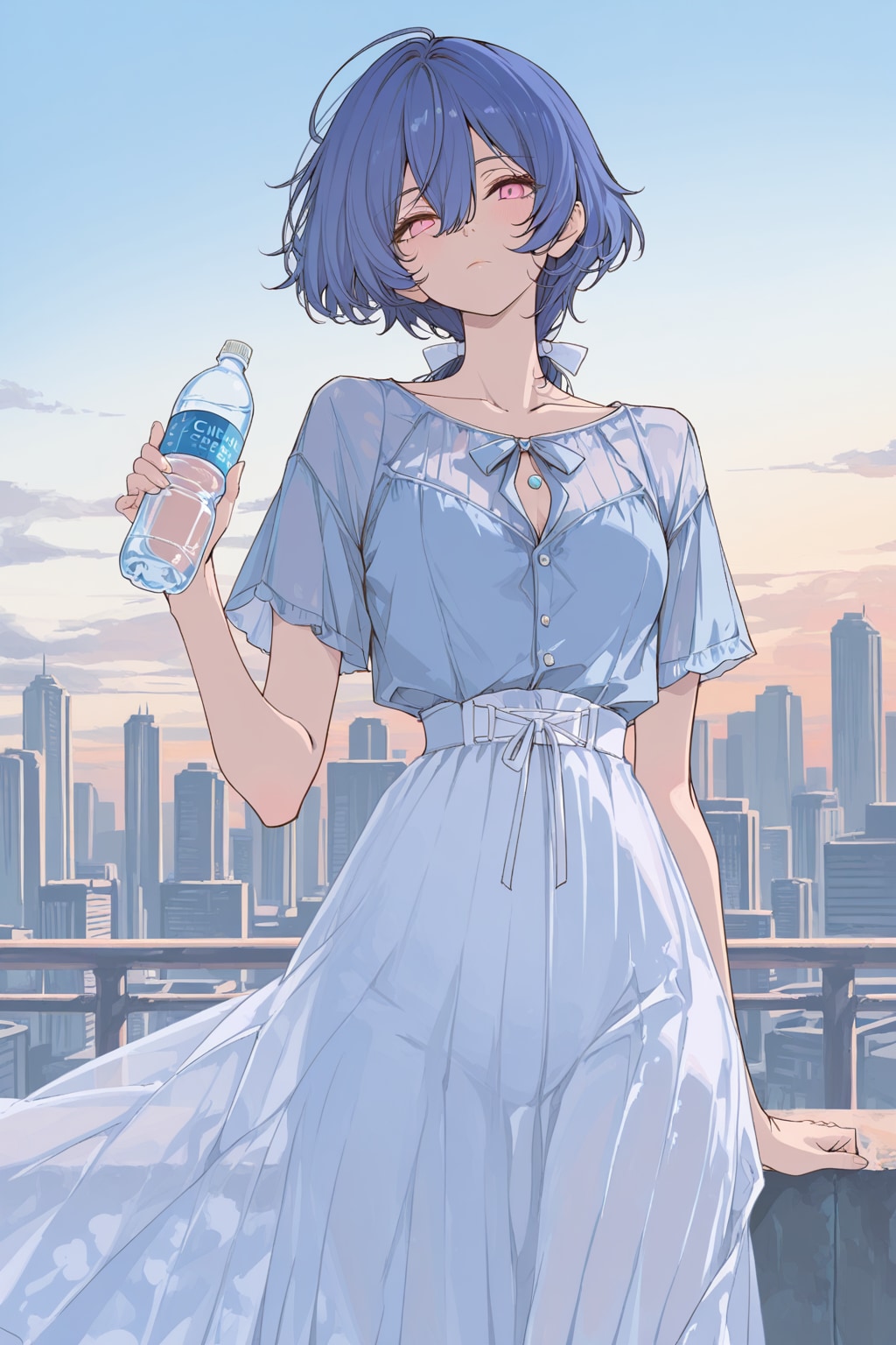 かおりちゃん　夕暮れの街