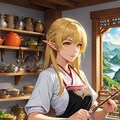 お料理巫女エルフ 2枚目