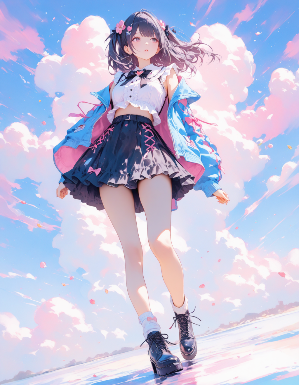 上着は肩落としで#2