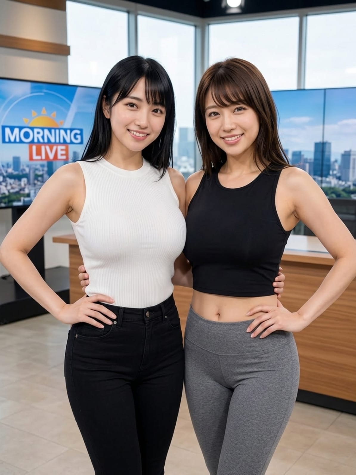 局のエースと新人アナ
