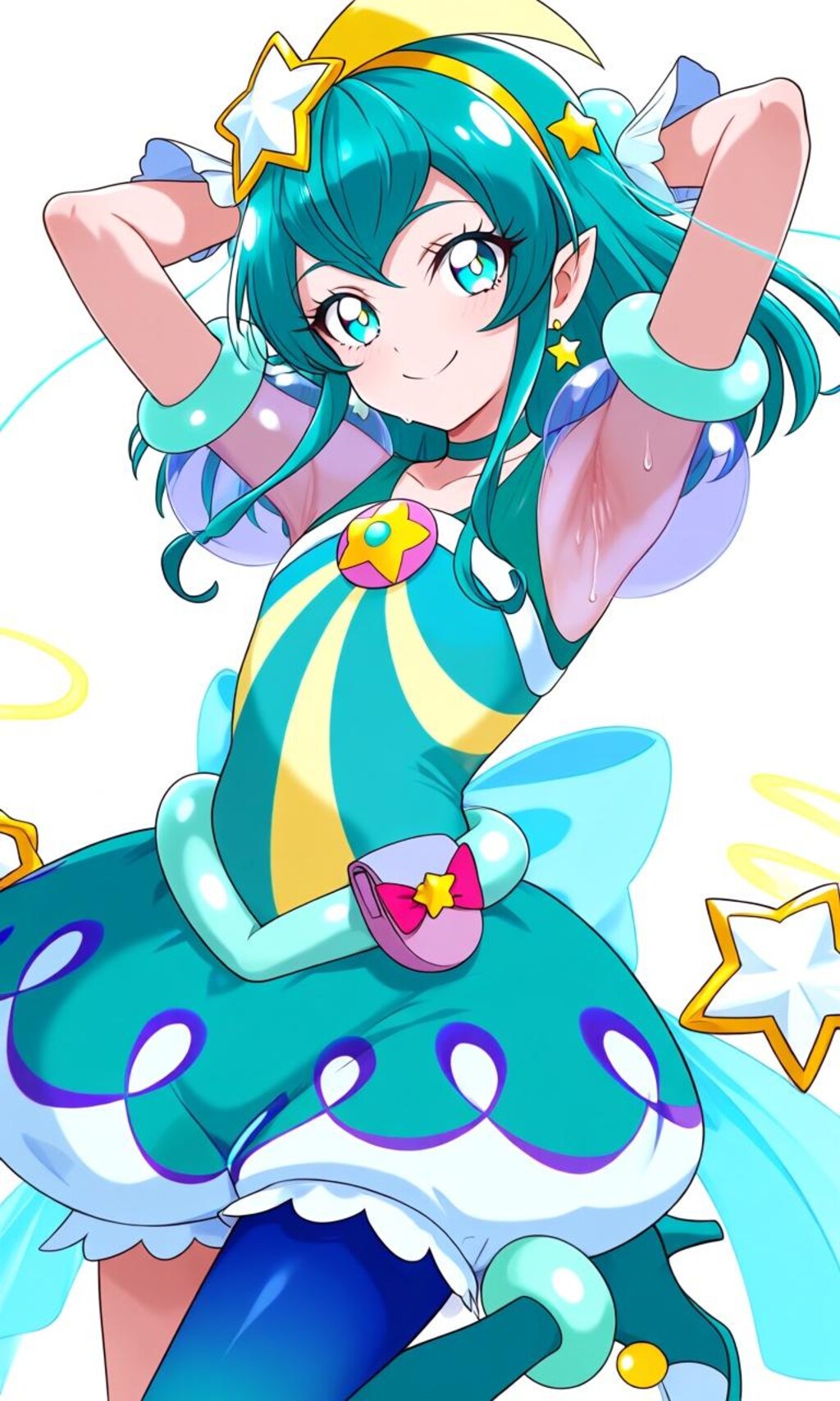 キュアミルキーの腋