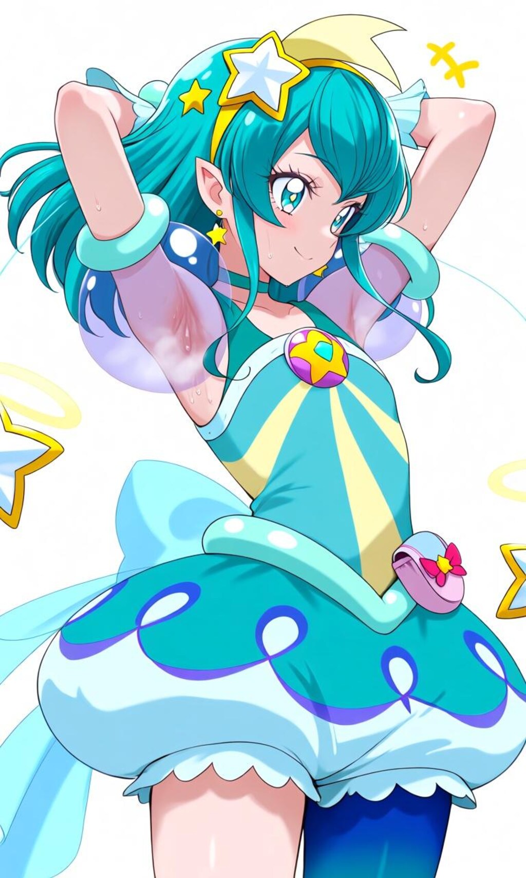 キュアミルキーの腋