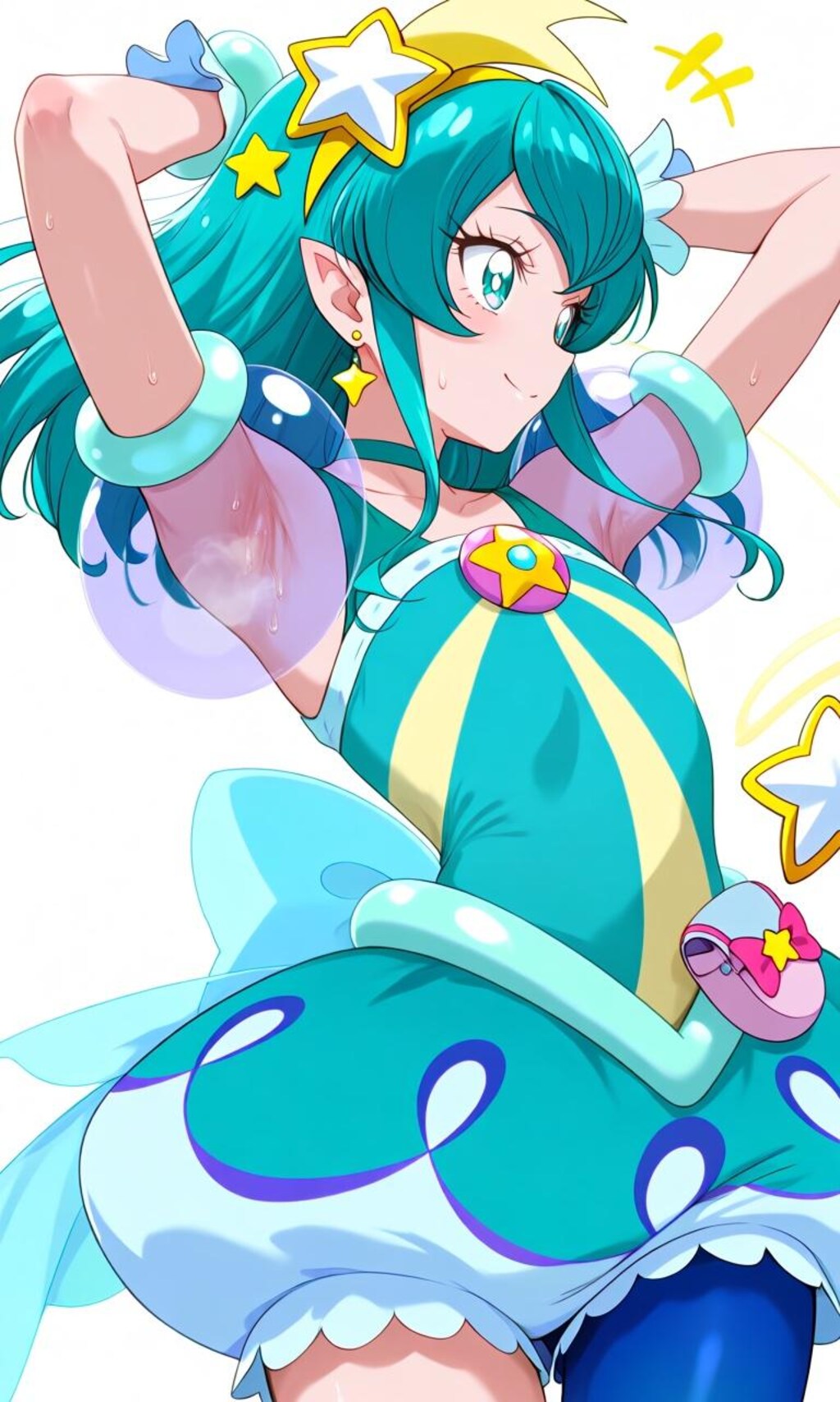キュアミルキーの腋