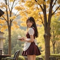 紅葉ミニスカカフェ 4枚目