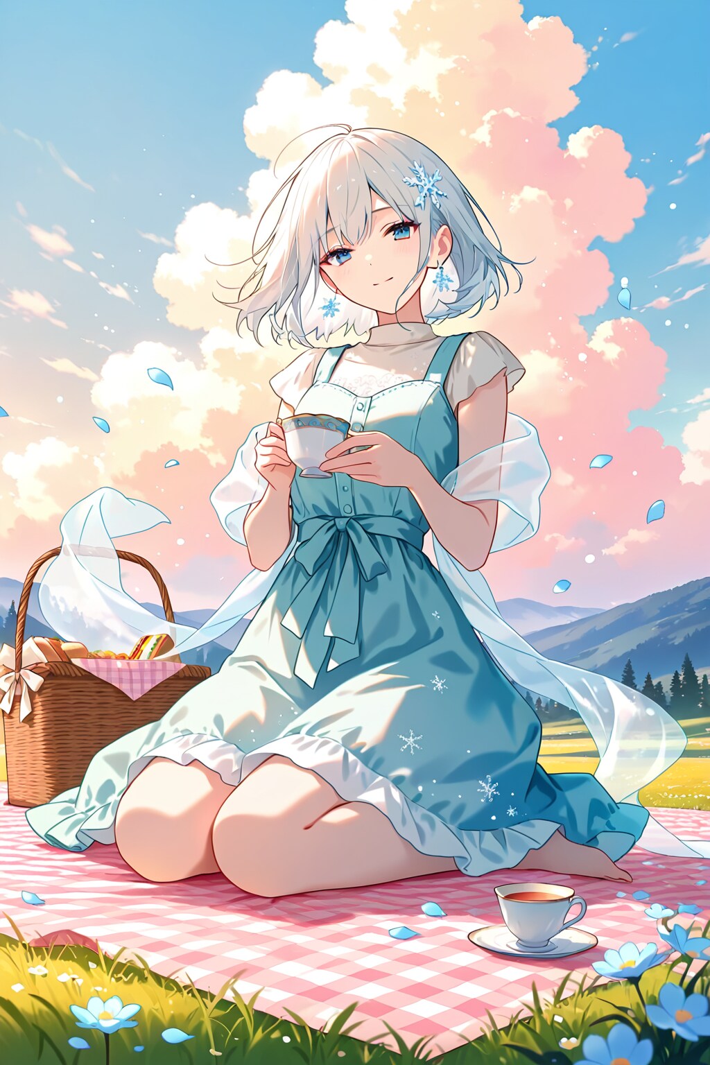 風の音だけ、少し春だった