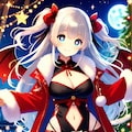 クリスマスのチャイナドレス 2枚目