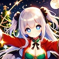 クリスマスのチャイナドレス 12枚目