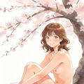 梅の花とC子ちゃん 6枚目