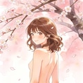 梅の花とC子ちゃん 5枚目