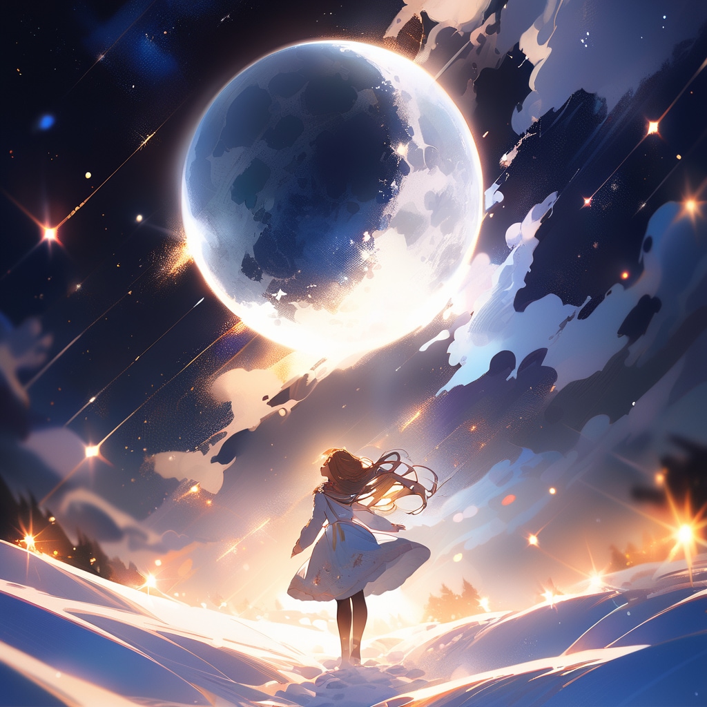 夜の雪原　250209
