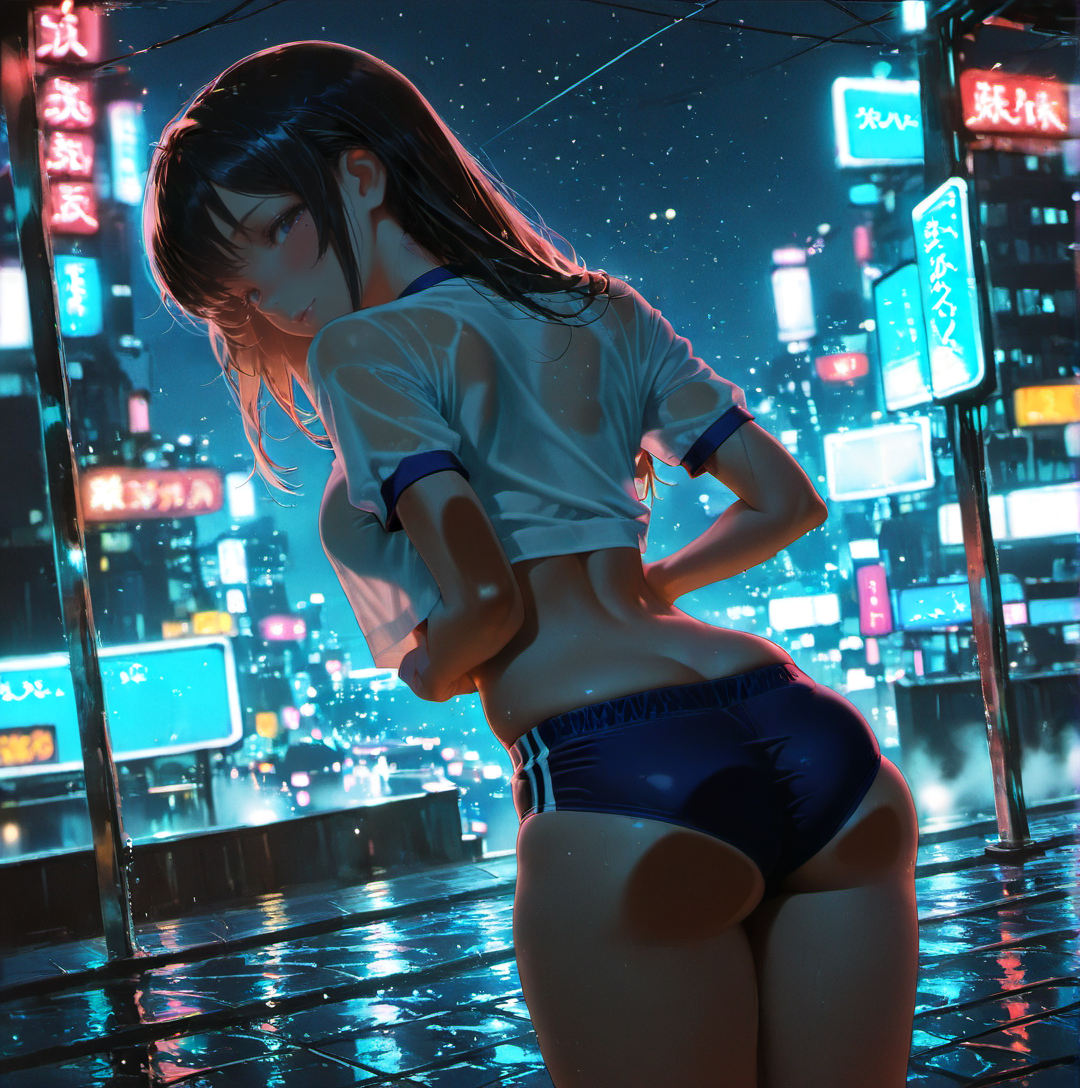 硝子越しの夜景