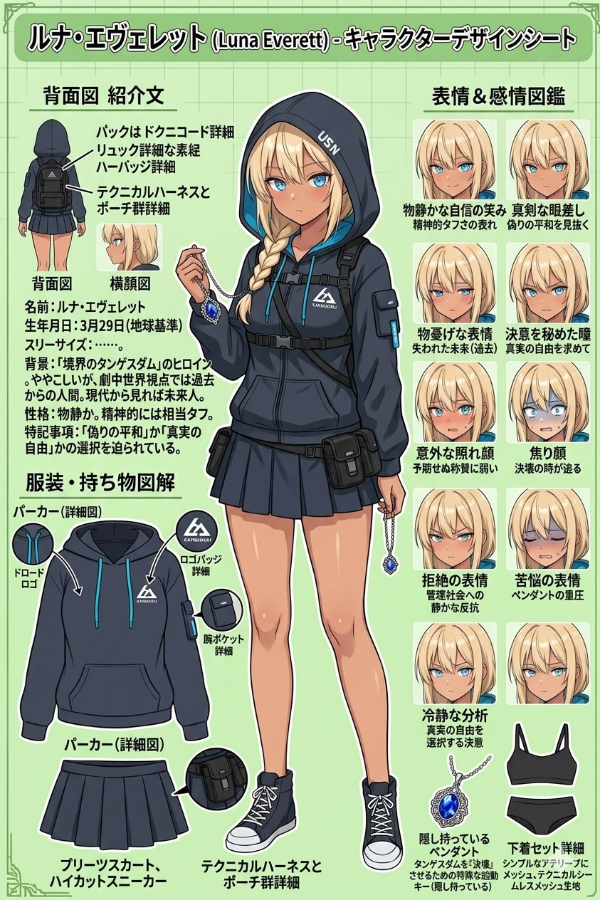 672 ルナ・エヴェレットの図解