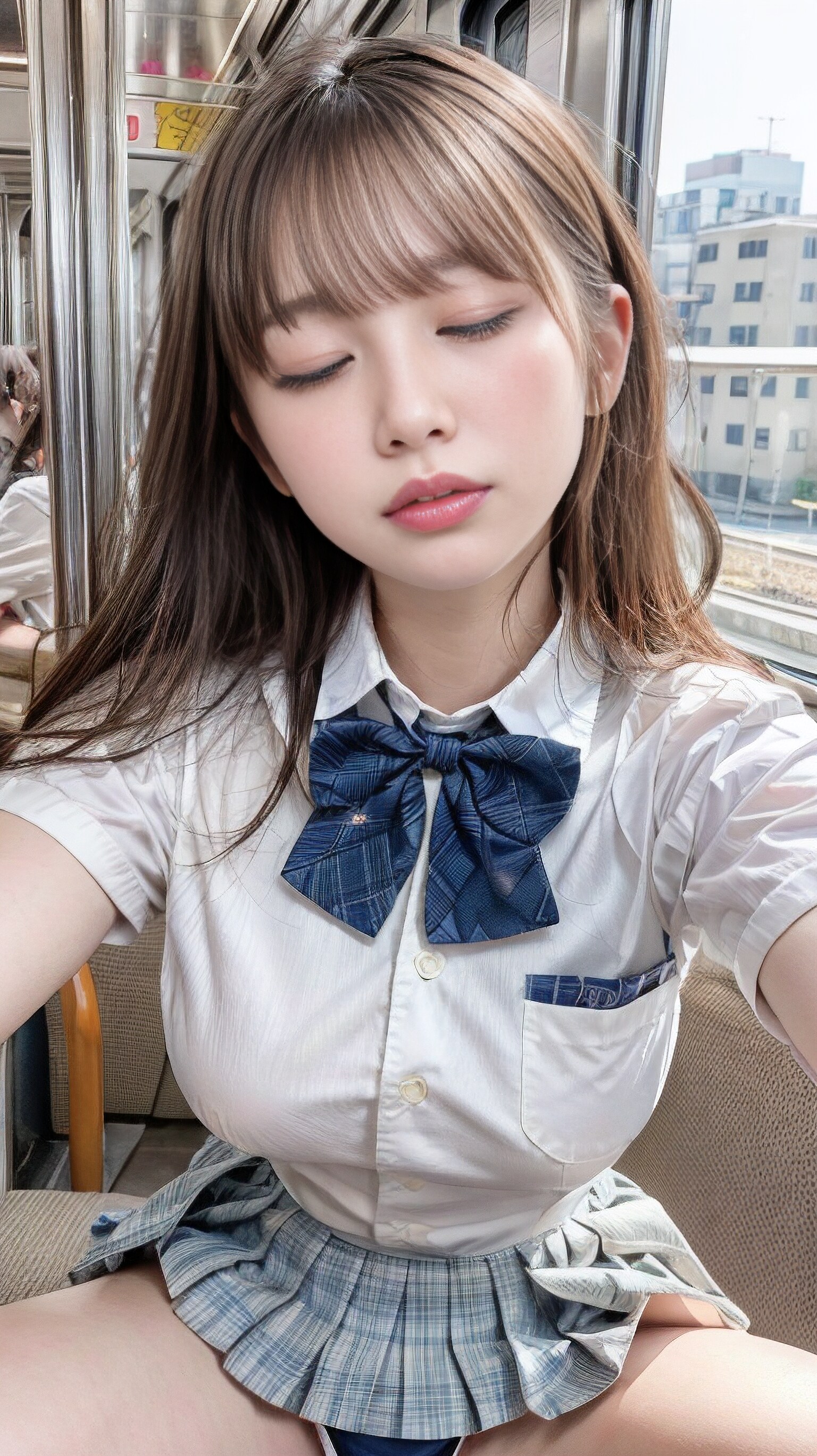 駅に着いたらおこしてね