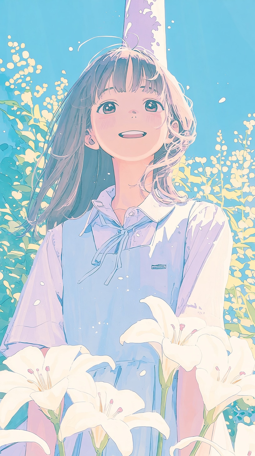 純潔白華 | の人気AIイラスト・グラビア