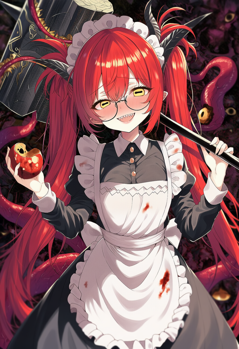 混沌物理ロリメイド | の人気AIイラスト・グラビア