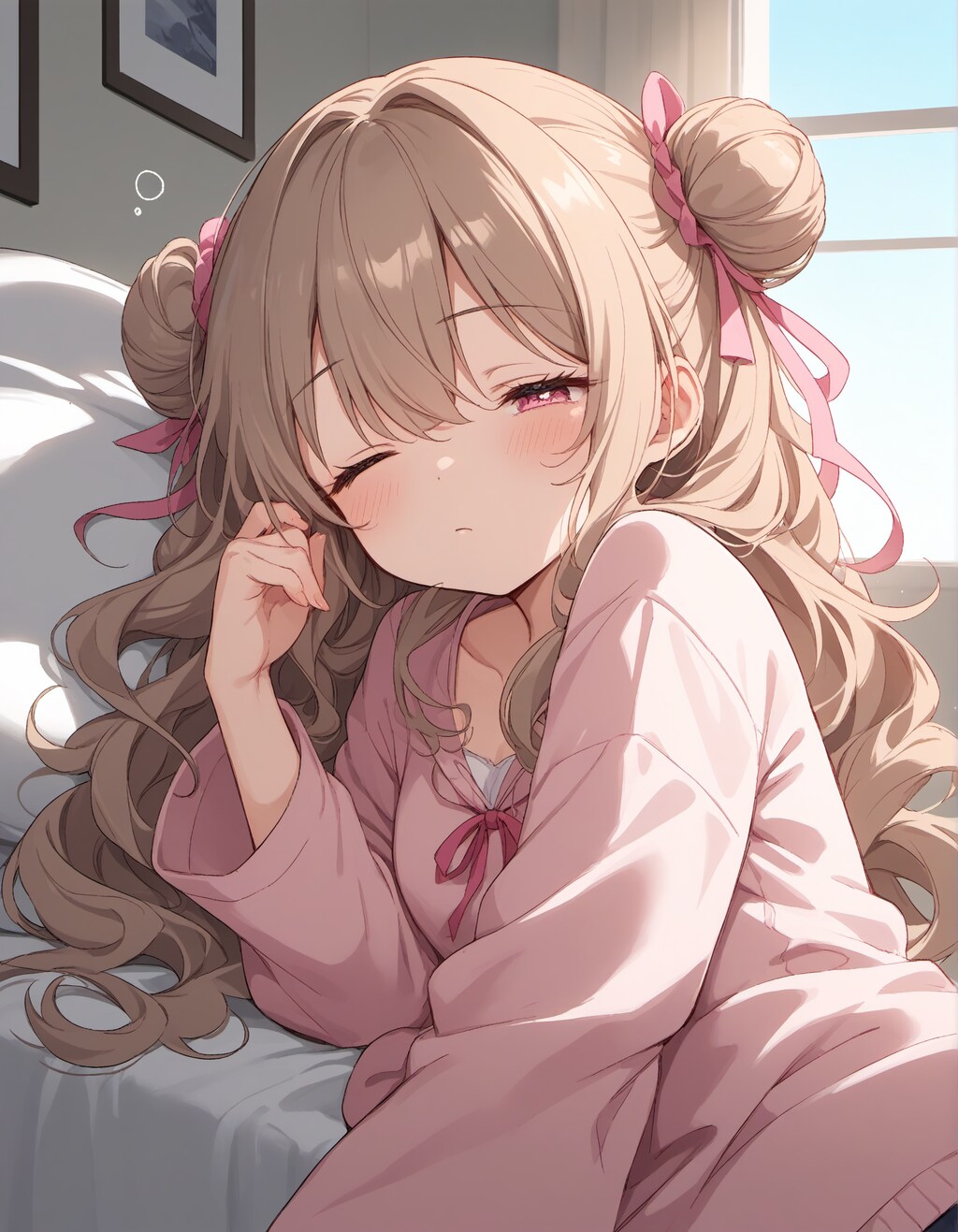 朝からおねむのさとみん