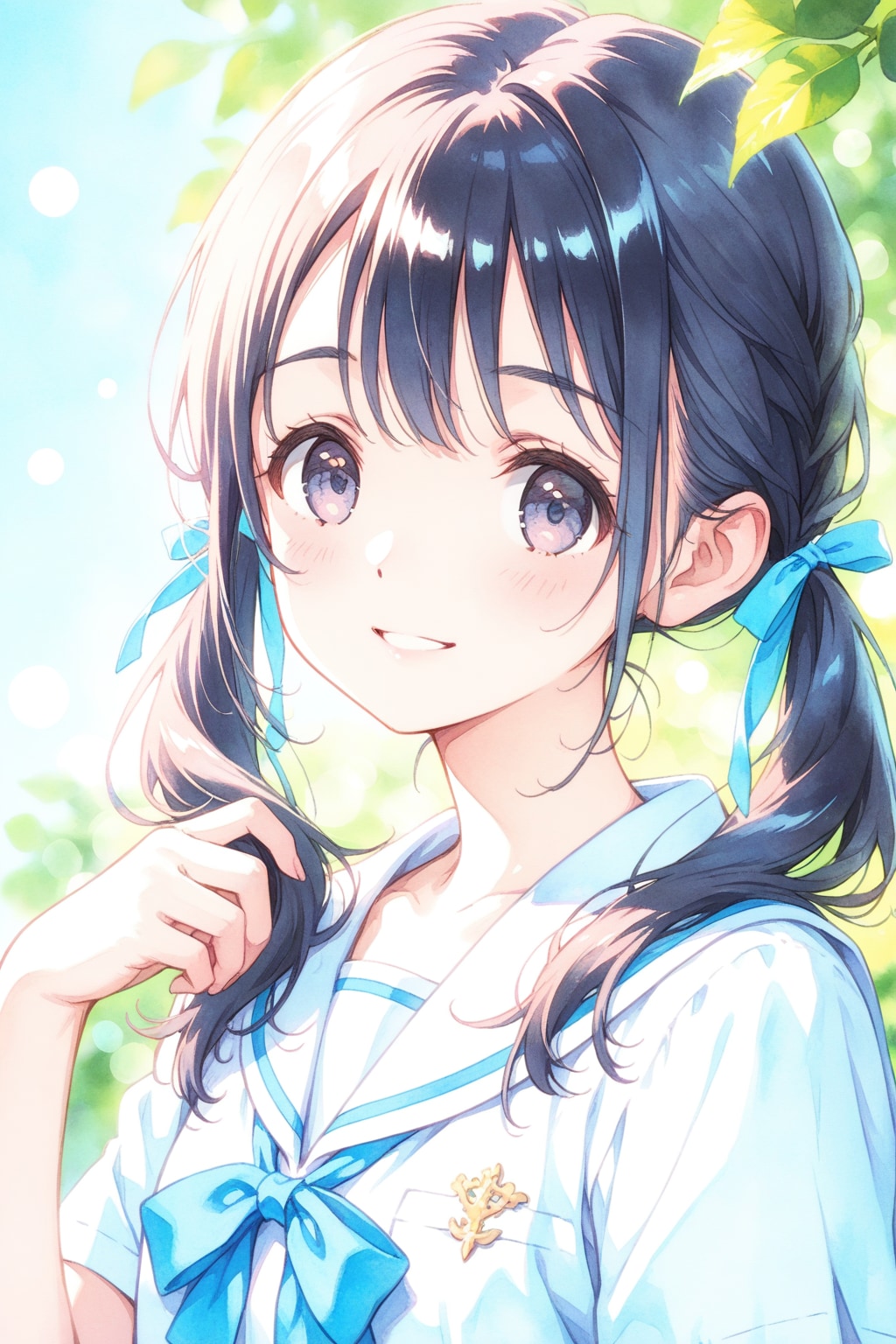 新緑の少女 | の人気AIイラスト・グラビア