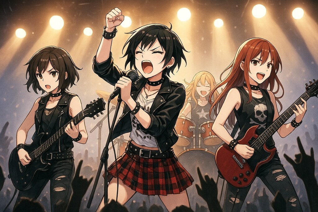 ガールズパンクバンド風