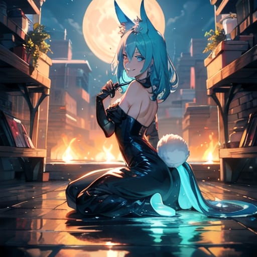 水色バニー | の人気AIイラスト・グラビア