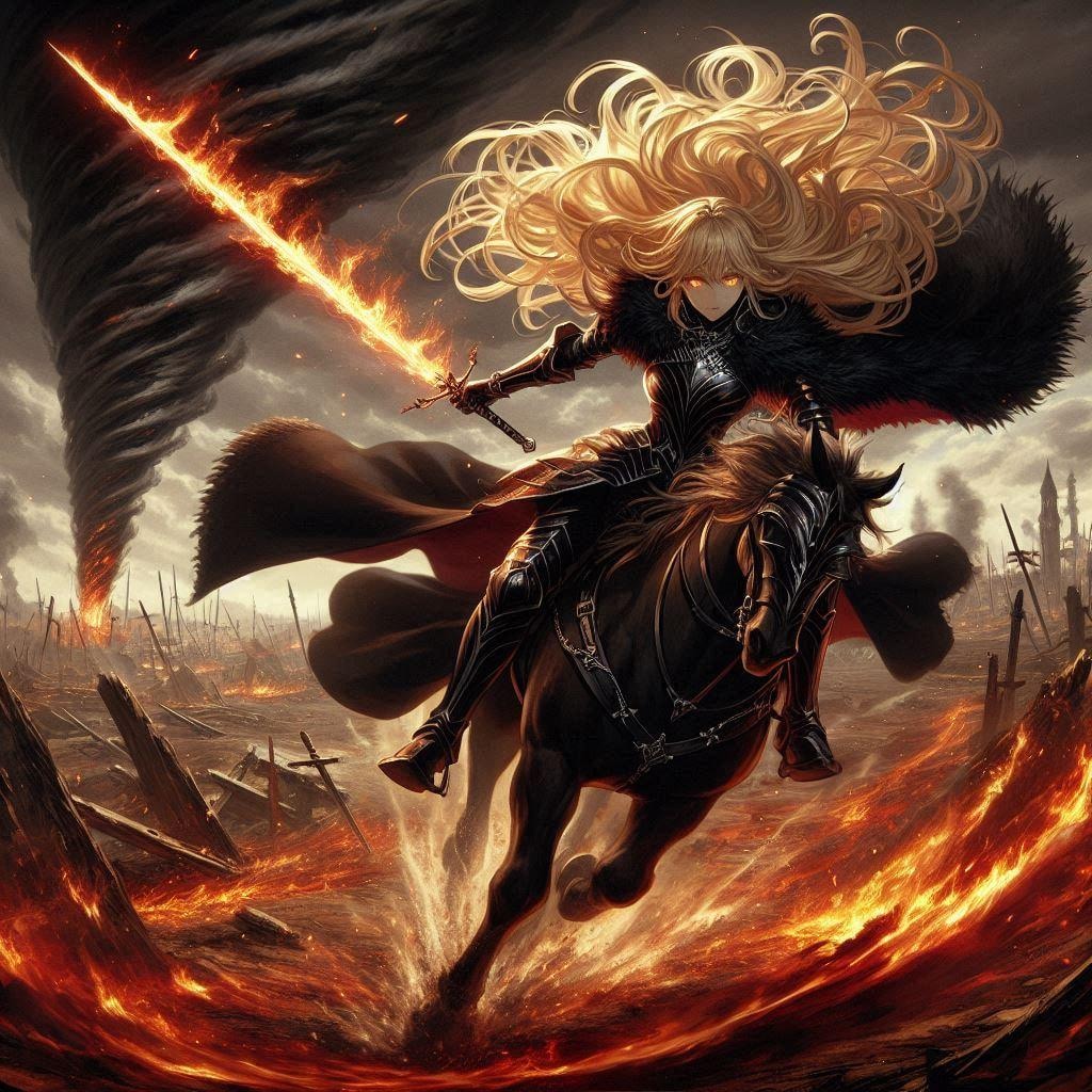 ブロンドの女騎士さん698