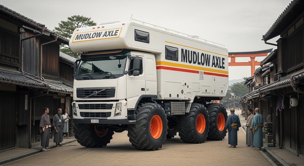 ボルボトラックキャンピングカーモンスター