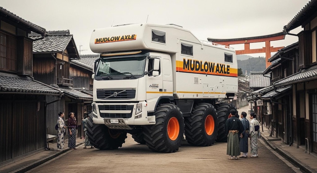 ボルボトラックキャンピングカーモンスター