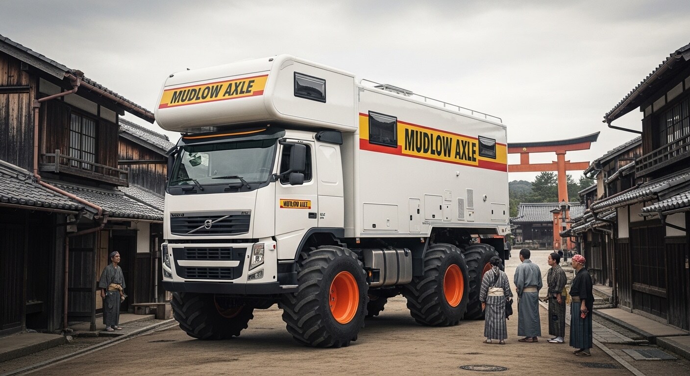 ボルボトラックキャンピングカーモンスター | の人気AIイラスト・グラビア