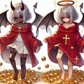 キンタマ踏み祭りに参加する悪魔神官ちゃん 6枚目